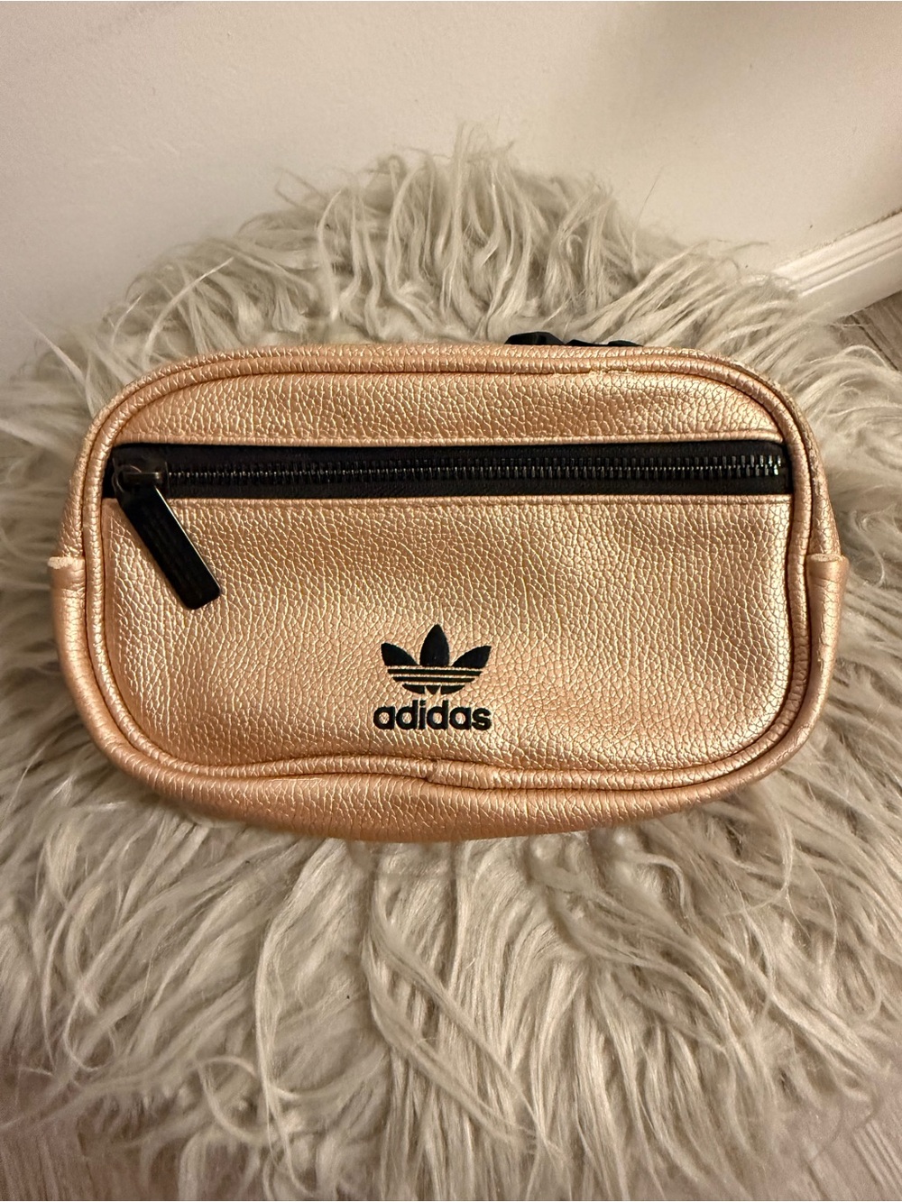 adidas Metallic Rose Waist Pack with Black Trim